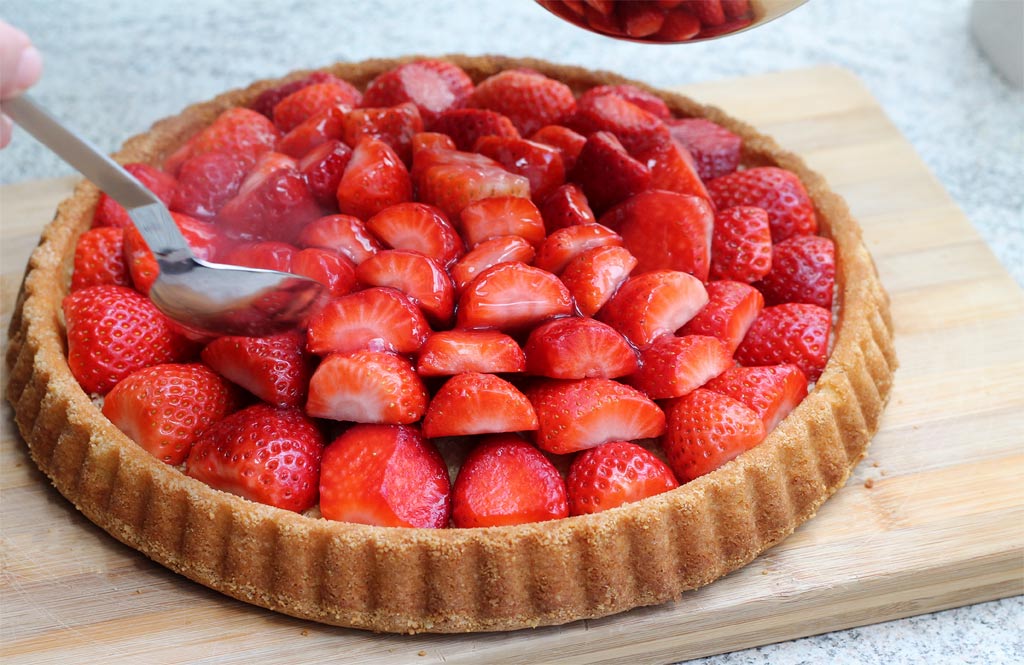 Low Carb Biskuit-Tortenboden für Erdbeer- oder Obstkuchen