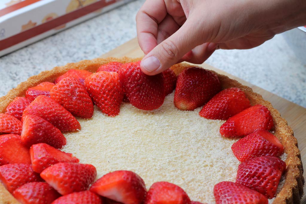 Low Carb Biskuit-Tortenboden für Erdbeer- oder Obstkuchen